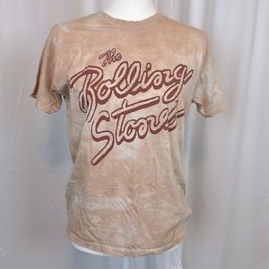 Tie dye Rolling Stones T-shirt
